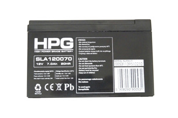 AKUMULATOR ŻELOWY 12V 7,0AH SLA120070 20HR JSZ XX