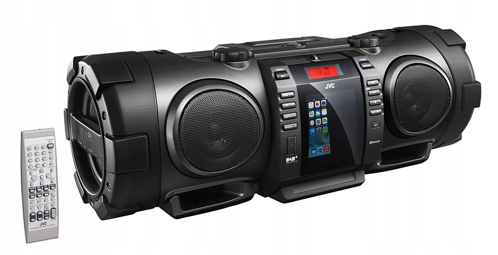 BOOMBOX JVC RV-NB100B BLUETOOTH CD USB IPHONE