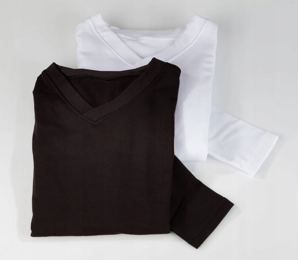 2 x bluzka damska termiczna biała czarna rozm L/XL