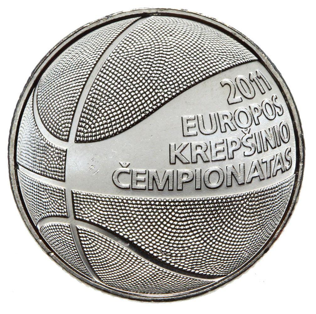 Litwa - moneta - 1 Lit 2011 - OKOLICZNOŚCIOWA