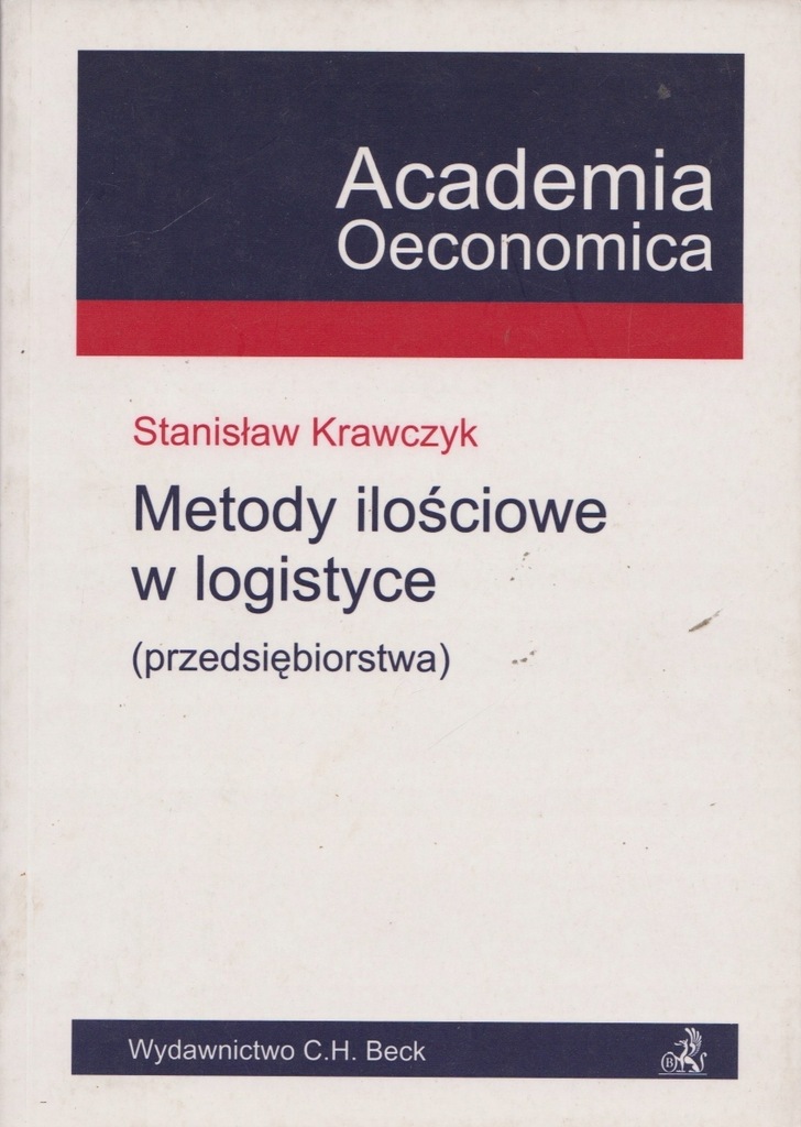 Metody ilościowe w logistyce Krawczyk