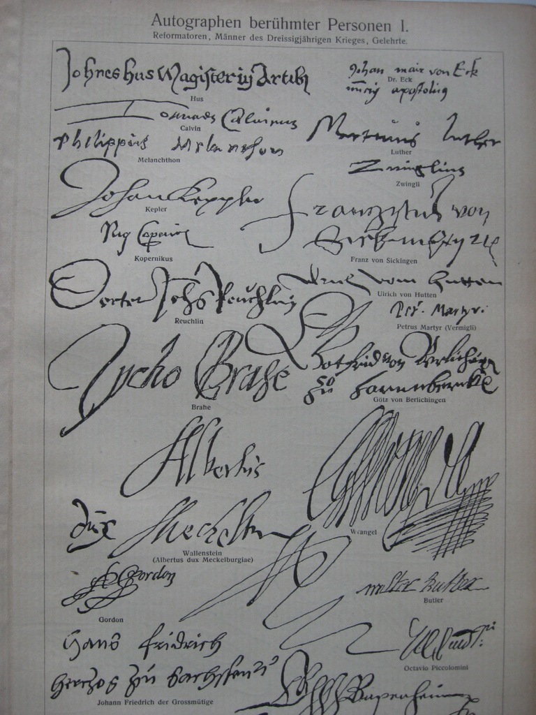Autografy sławnych ludzi MEYERS 1905