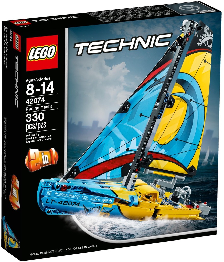 LEGO TECHNIC Jacht wyścigowy 42074|| ARENA-SKLEP
