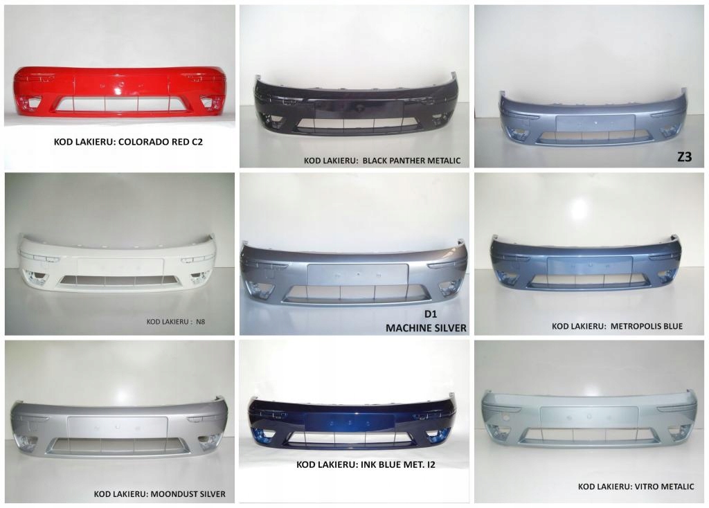ZDERZAK FORD FOCUS MK1 LIFT 02-04 WSZYSTKIE KOLORY