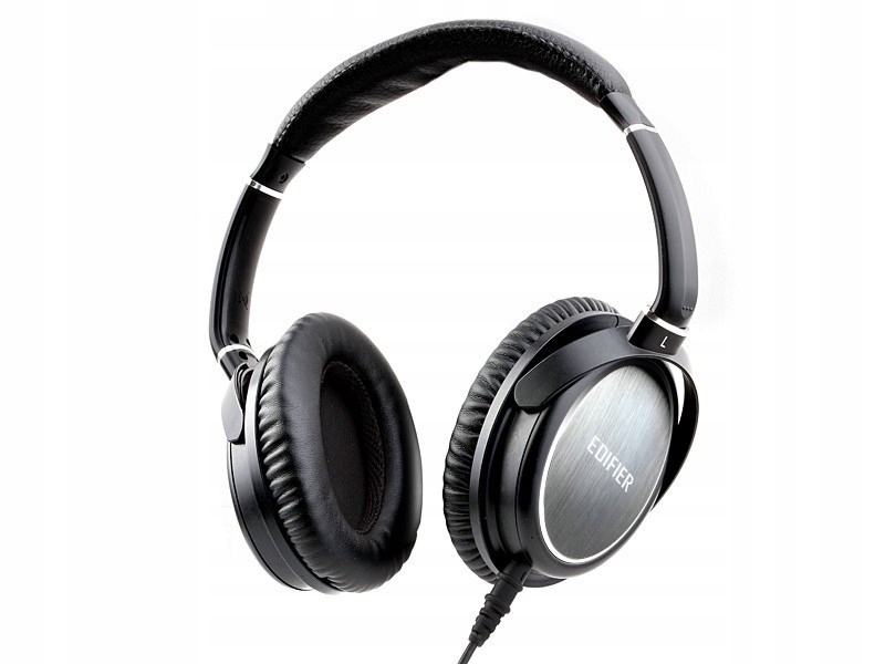 Słuchawki przewodowe nauszne H850 czarno-srebrne