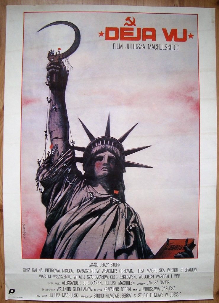DEJA VU Pągowski RARE 89 oryginalny plakat filmowy