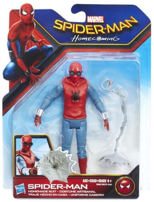 SPIDERMAN HOMECOMING HOMEMADE SUIT 14cm B9991