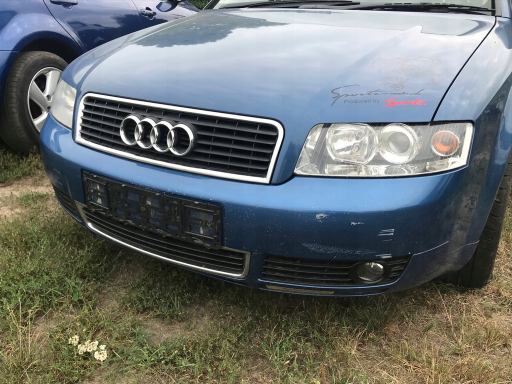 ZDERZAK KOMPLETNY PRZEDNI AUDI A4 B6 MAŁYSZ LZ5W