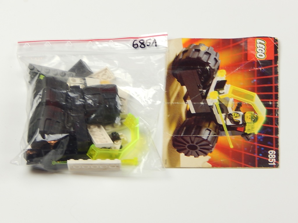 LEGO SET 6851 SPACE BLACKTRON z INSTRUKCJA