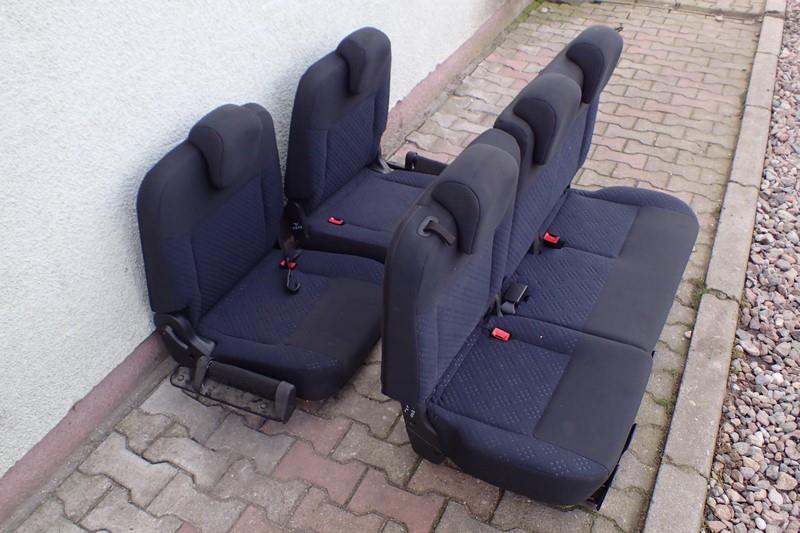KOMPLET FOTELI II-III RZĄD NISSAN NV200 13R