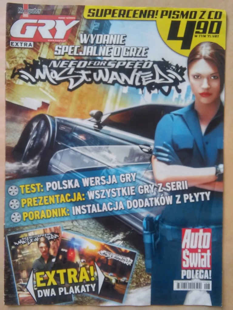 Komputer Świat Gry Extra 6/2005 dodatki do NFS