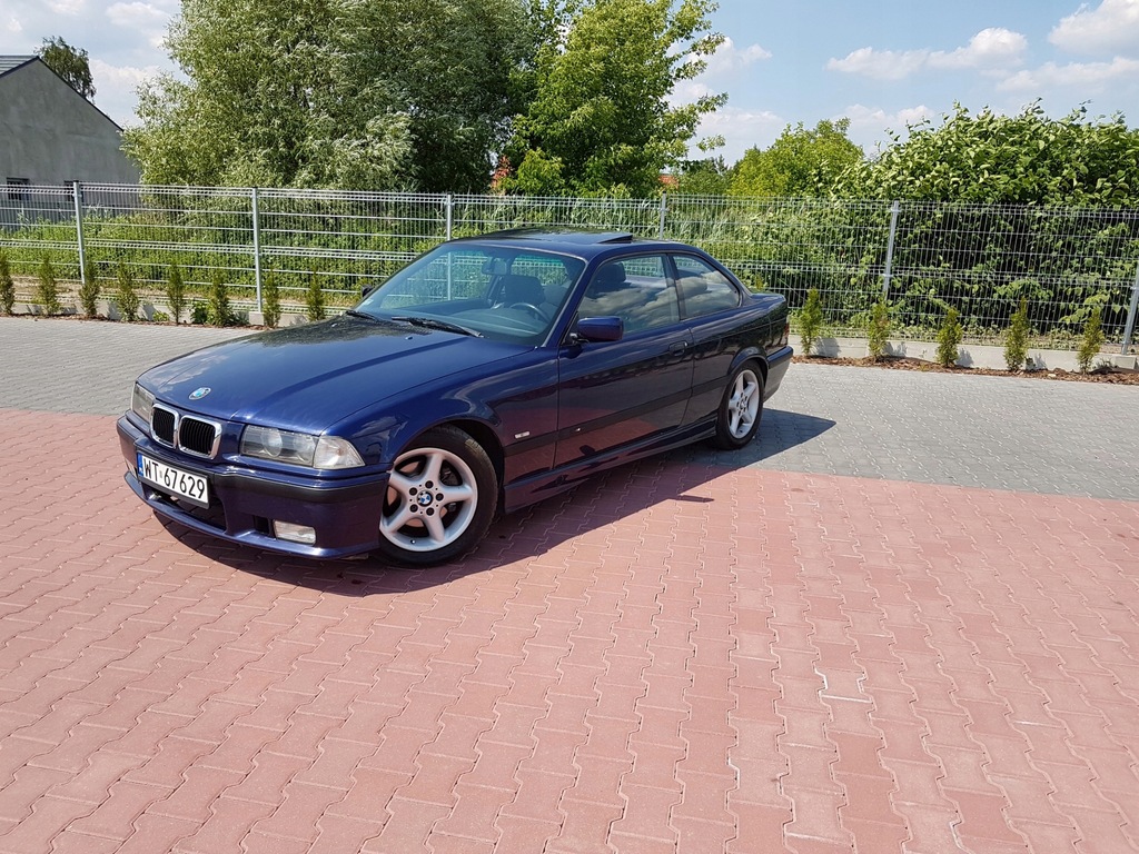 BMW 3 e36 323i coupe m-pakiet montrealblau