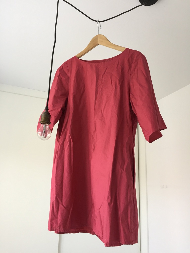 COS tunika, sukienka, 34 - 36,arbuzowy malinowy