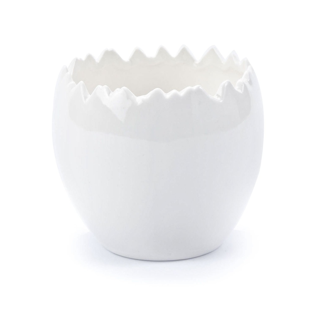 Miska / Salaterka ceramiczna JAJKO BIAŁA 0,8 l