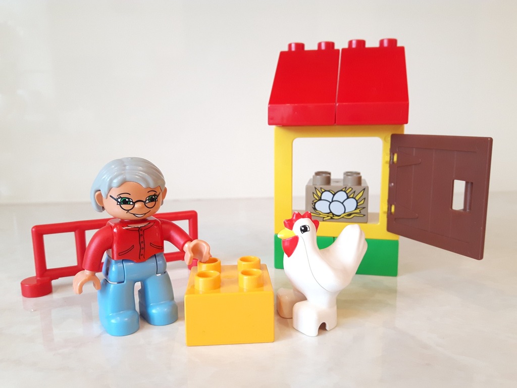 LEGO DUPLO Kurnik 5644 farma babcia kura jajka