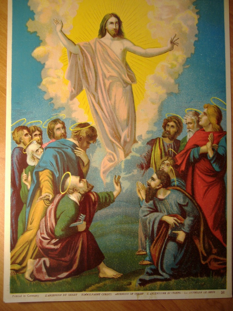 Jezus Chrystus Objawienie - Oleodruk Litografia