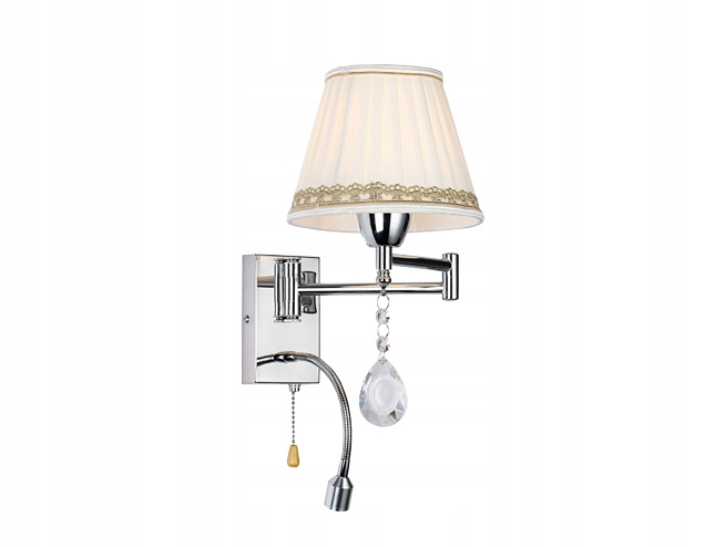 Kinkiet lampa LED do sypialni nad łóżko oświetleni