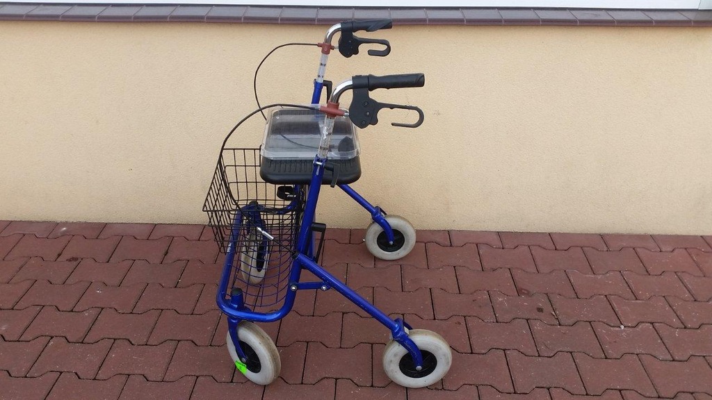 CHODZIK BALKONIK XL 150KG WÓZEK REHABILITACYJNY