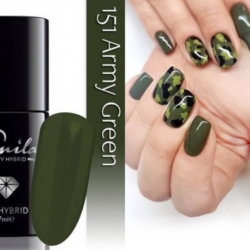 SEMILAC LAKIER HYBRYDOWY ARMY GREEN 151