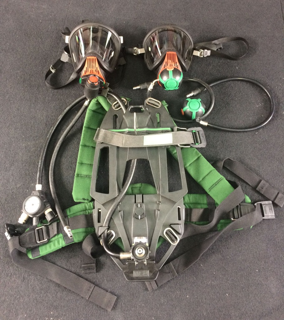 Noszak MSA AirGO + maski MSA Auer Ultra Elite