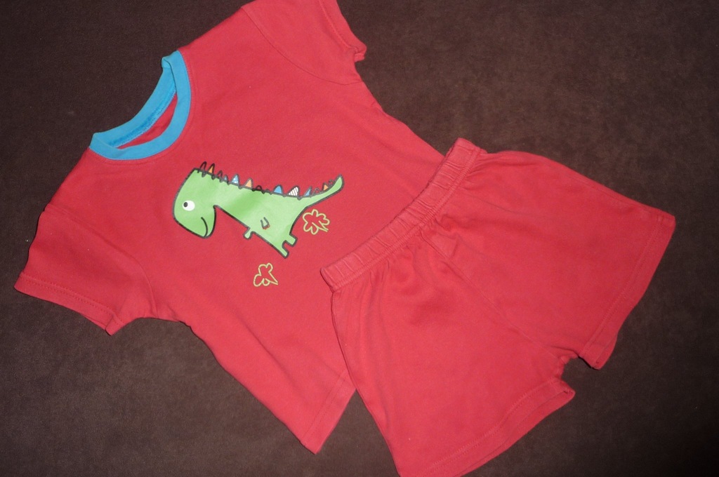 Disney George piżama bawełna z dinozaurem 86 92