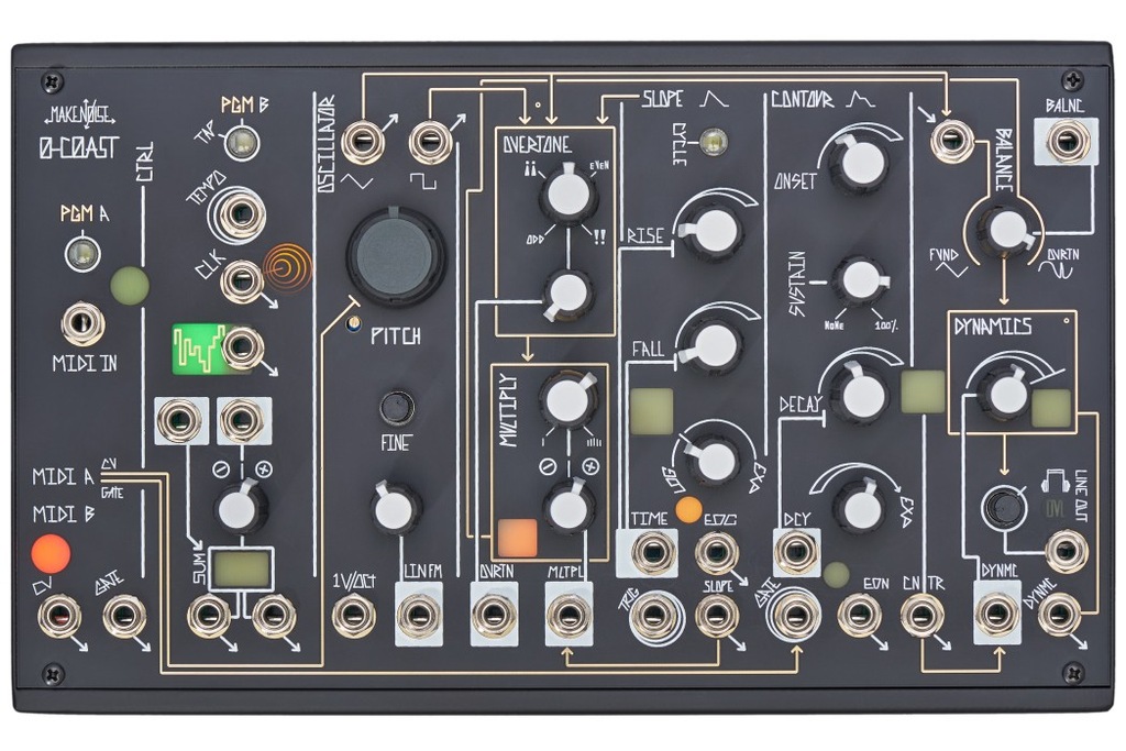 Make Noise - 0-Coast - semimodularny syntezator