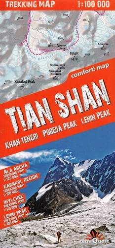 Tien Shan (Szan) Kirgistan mapa Terraquest