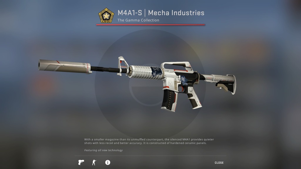 CS:GO SKIN M4A1-S | Mecha Industries MW + Naklejki - 7685447254 ...