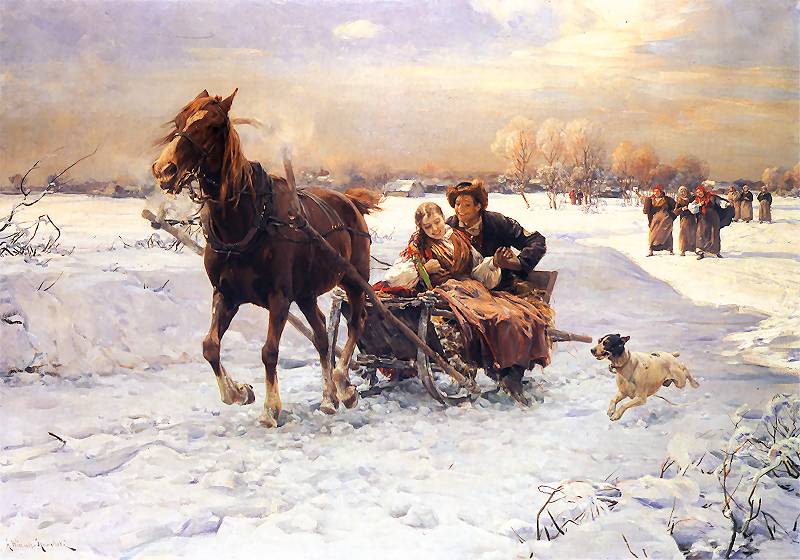OBRAZ SANNA W KOWALSKI ZAKOCHANI NA SANIACH 120X90