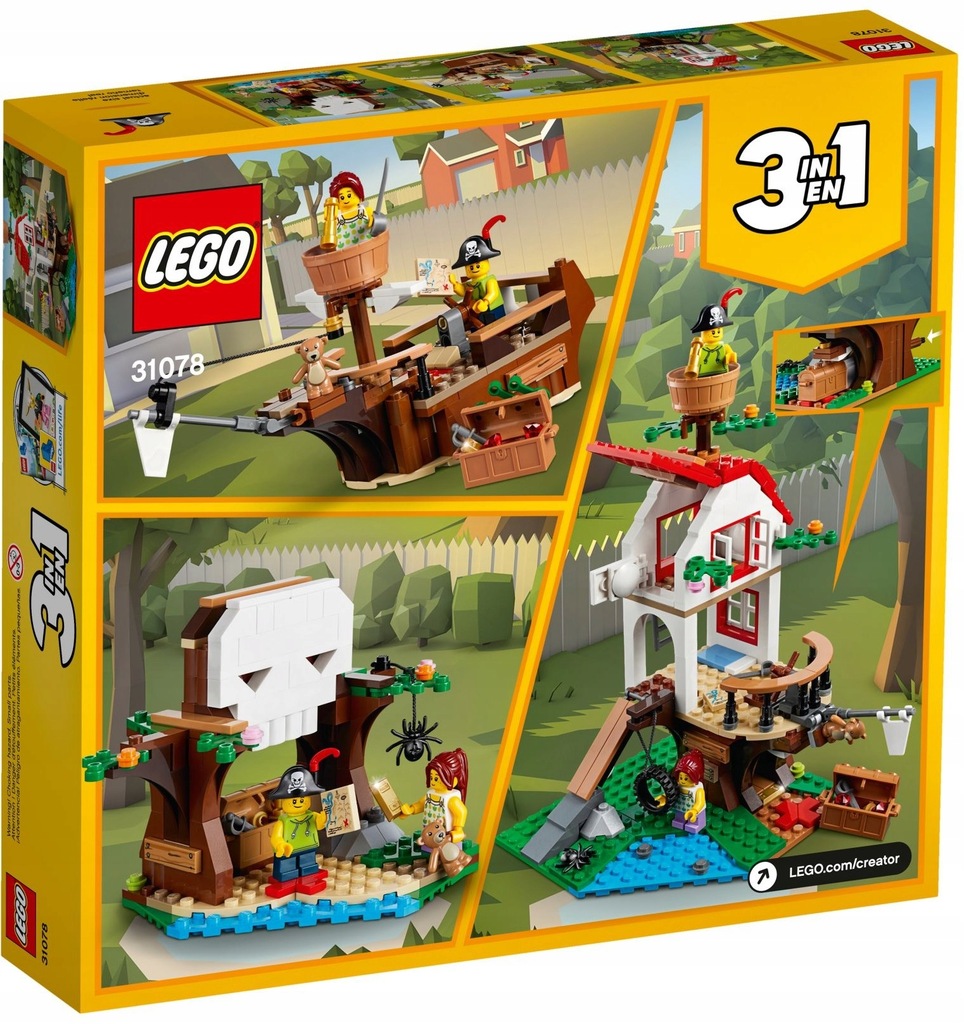 LEGO CREATOR 31078 POSZUKIWACZE SKARBÓW - 7577659864 - oficjalne ...