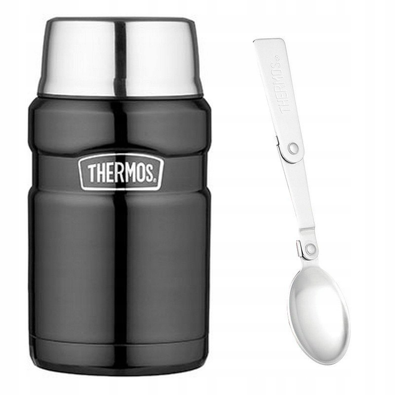 Termos obiadowy z łyżką Thermos King 710ml do 14h