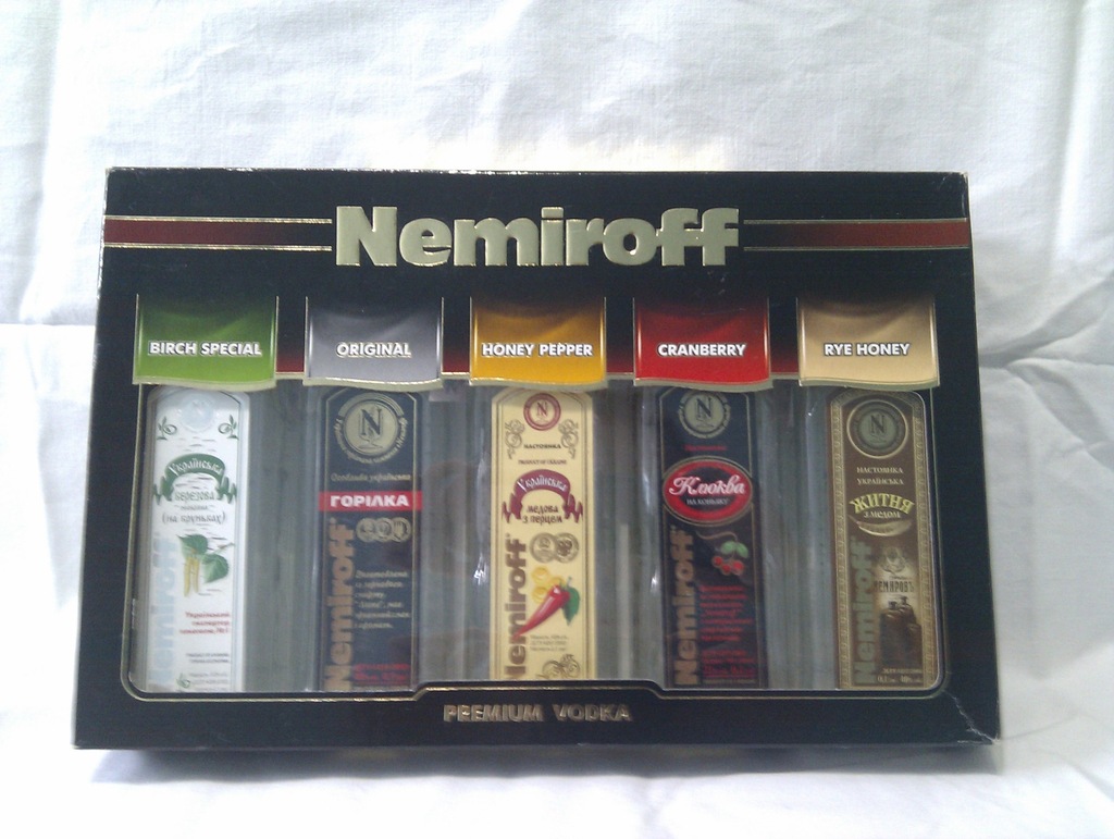 NEMIROFF zestaw kolekcjonerski 5 butelek