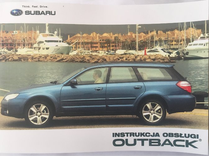 Subaru outback polska instrukcja obsługi 6716580540