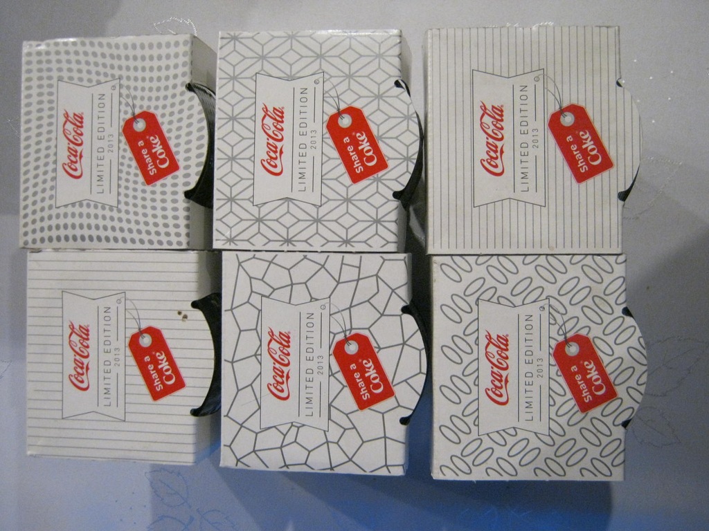 szklanki coca cola z Mc Donalds 2013
