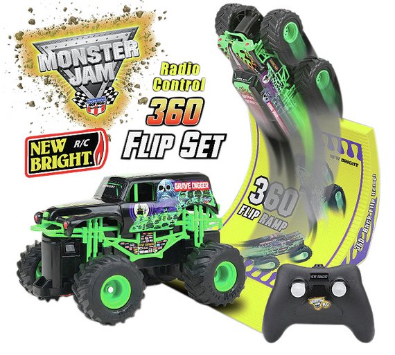SAMOCHÓD ZDALNIE STEROWANY RC MONSTER JAM RAMPA