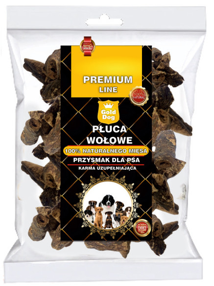  Płuca Wołowe Premium 500g dla psa 100% Naturalne