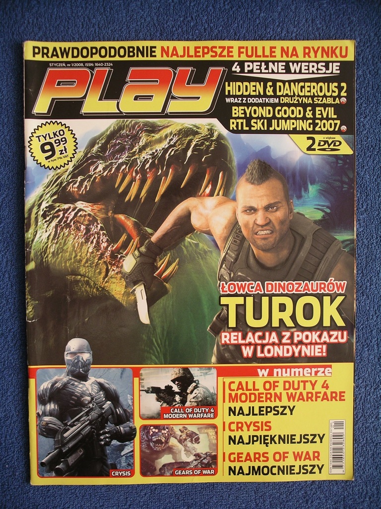Magazyn o grach pc - Play 1/2008 bez płyt