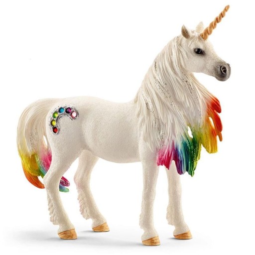 SCHLEICH Tęczowy jednorożec klacz 70524