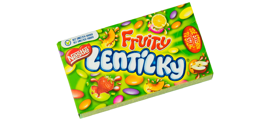 Draże Orion Lentilky Fruity 35g z Czech