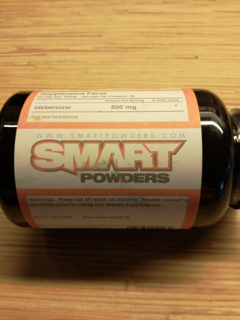 IDEBENONE SMART POWDERS 90 CAP/500MG USA IDEBENON