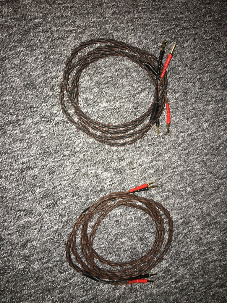 Kable przewody Kimber 4pr 2 x 2,5 metra prawienowe