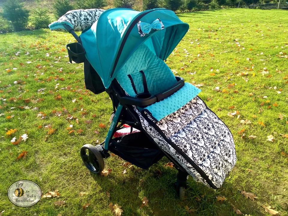 Wózek baby design clever turkus