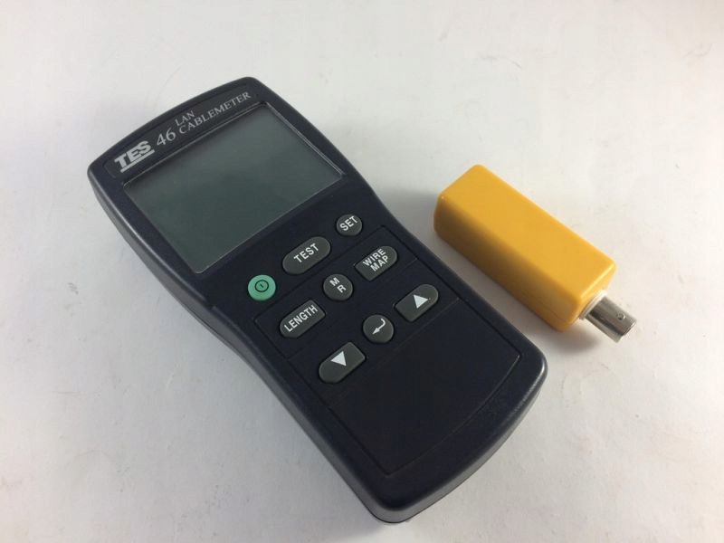 TESTER OKABLOWANIA LCD TES 46 LAN CABLEMETER.