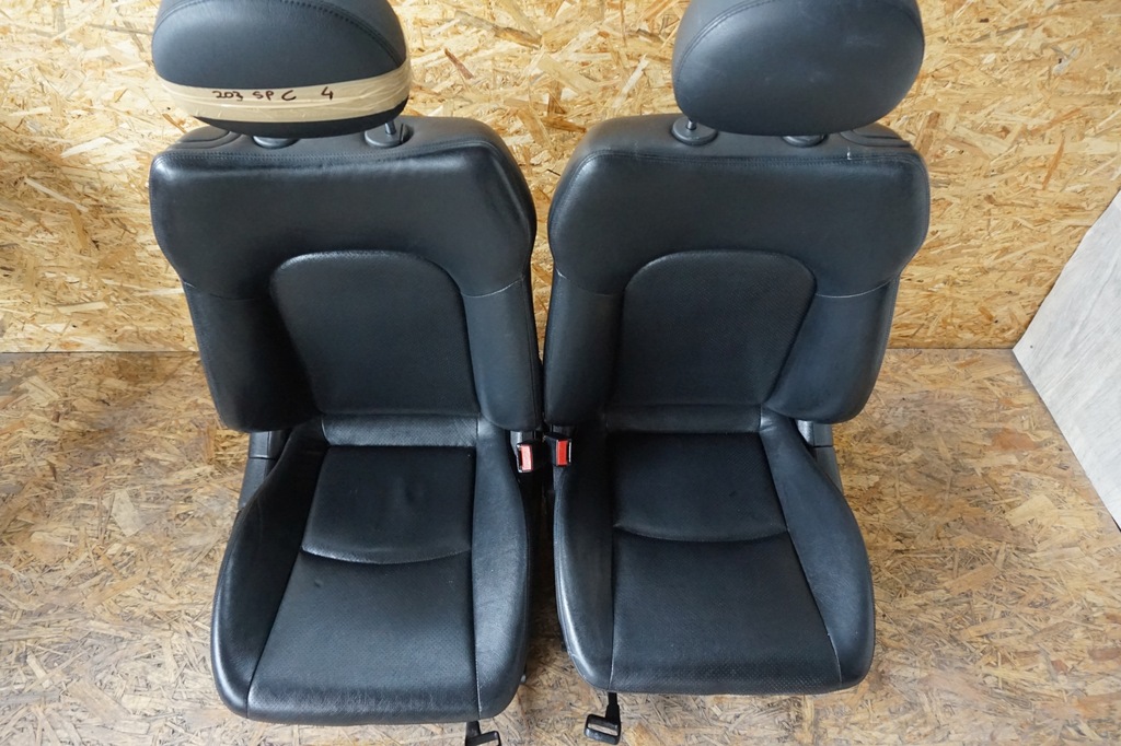 Mercedes W203 Tapicerka Fotele Fotel Coupe Skora 7490141635 Oficjalne Archiwum Allegro