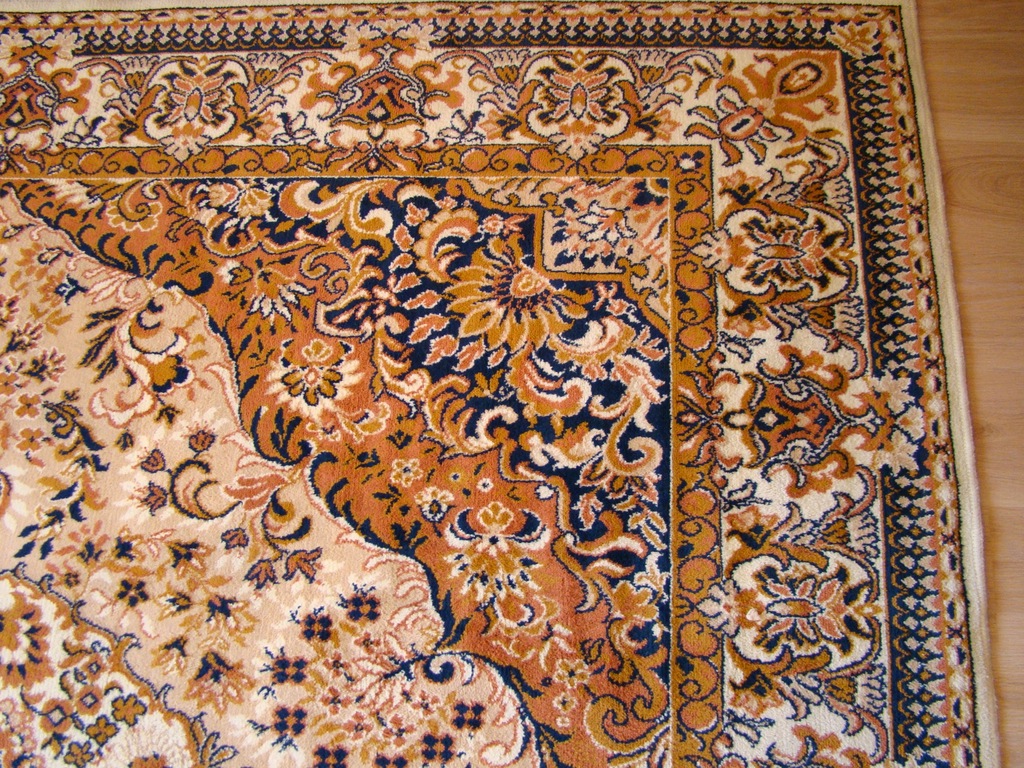 DUŻY POLSKI DYWAN WEŁNIANY VINTAGE 400x300 cm