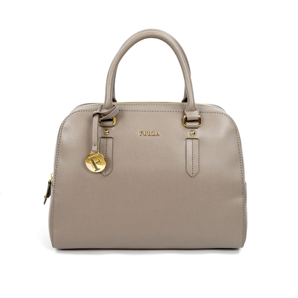 FURLA torebka ELENA M skóra kamienny beż SALE %