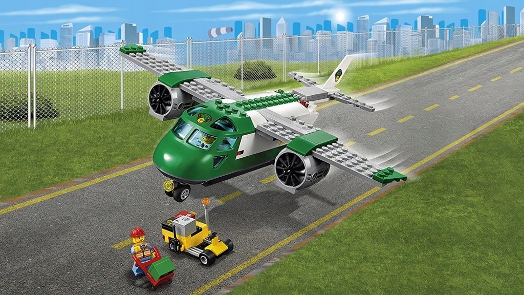 NOWE KLOCKI LEGO CITY 60101 Samolot transportowy - 7607068900 ...