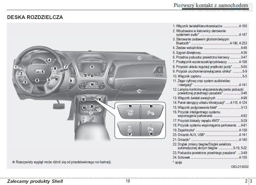 Hyundai ix35 2009 2014 Nowa Instrukcja Obsługi