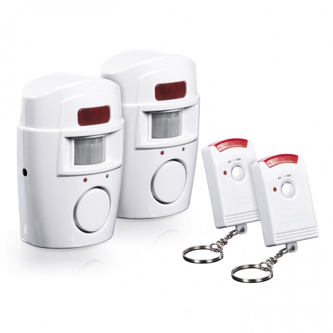 NIEMIECKI ALARM BEZPRZEWODOWY CZUJNIK RUCHU 105dB