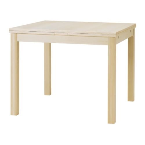 IKEA BJURSTA stół rozkładany 90x90x74 BRZOZA